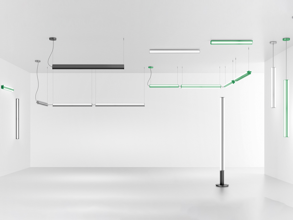 Подвесной светильник Artemide Dreispitz, горизонтальный
