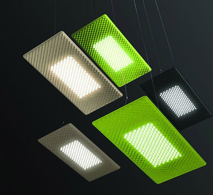 Подвесной светильник Artemide Eggboard Matrix, 1600×800