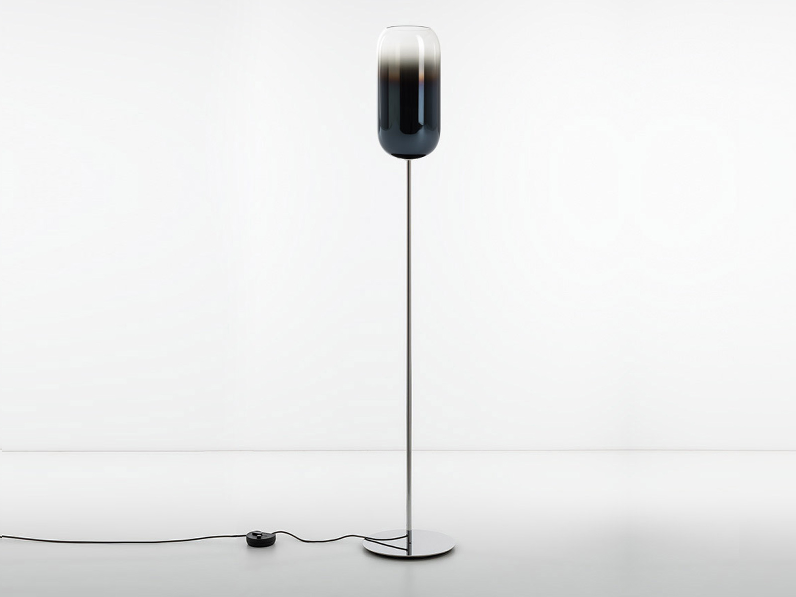 Artemide Gople F Floor Lamp Silver Structure