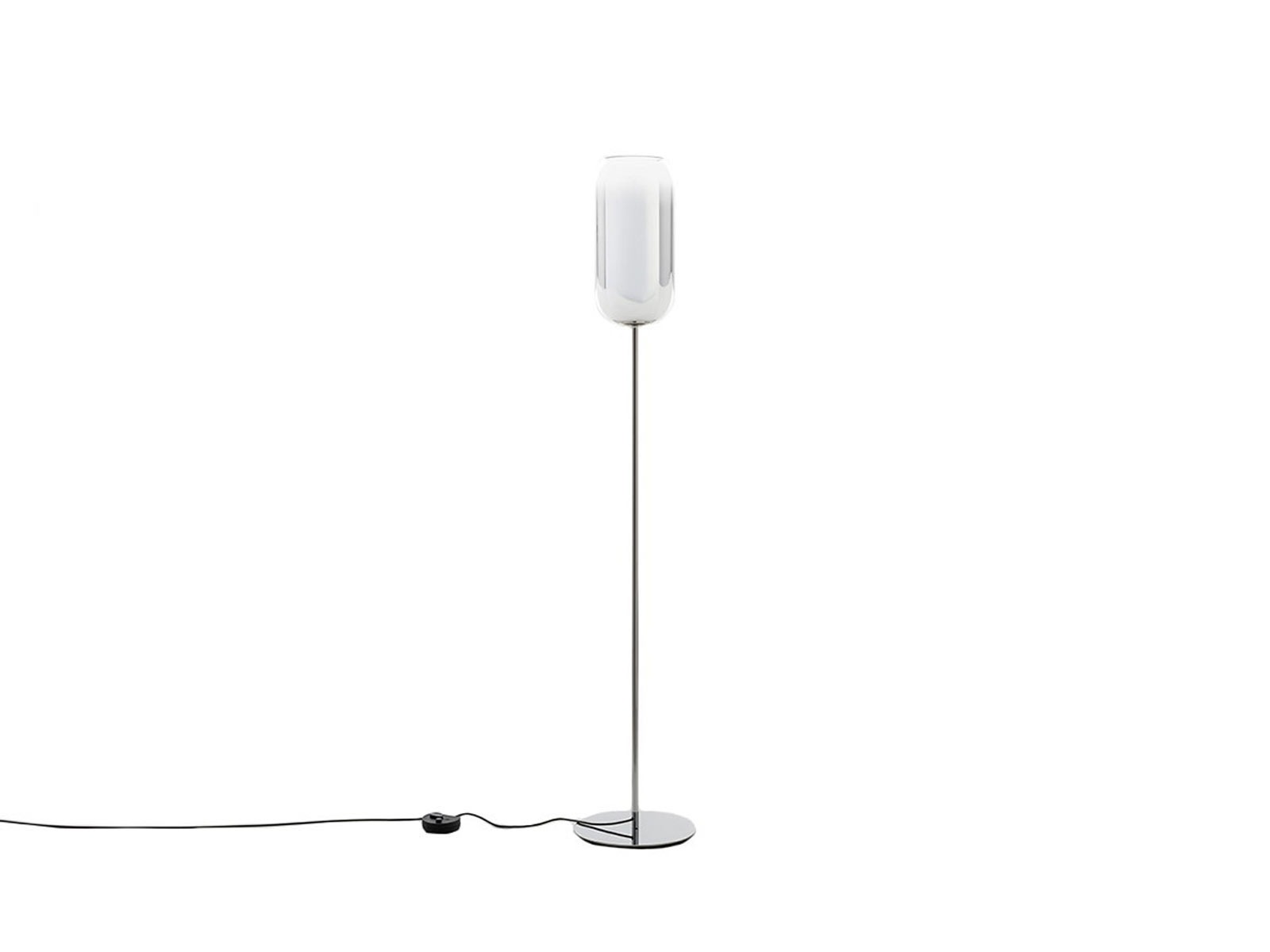 Artemide Gople F Floor Lamp Silver Structure