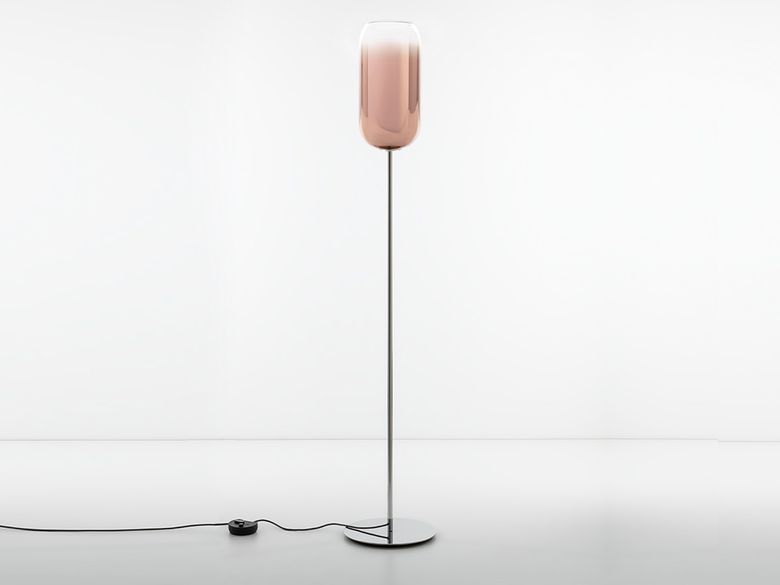 Artemide Gople F Floor Lamp Silver Structure
