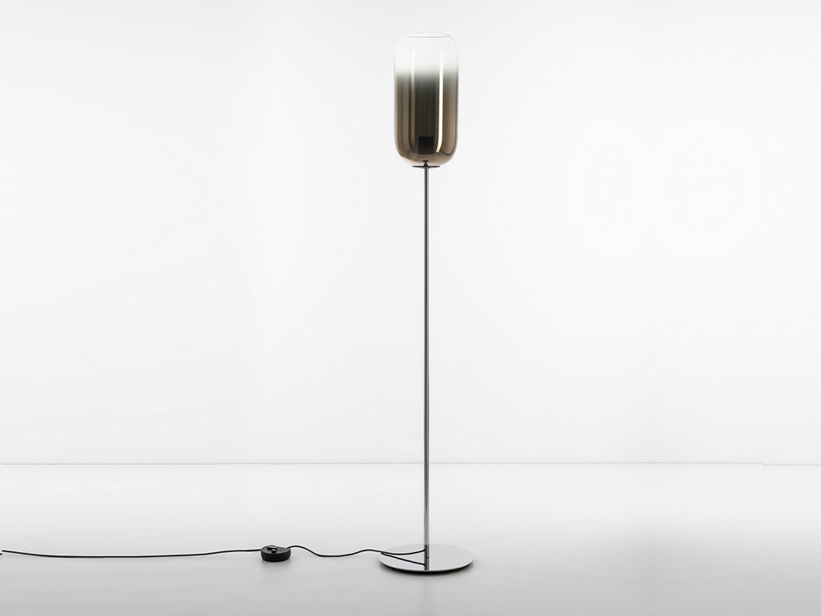 Artemide Gople F Floor Lamp Silver Structure