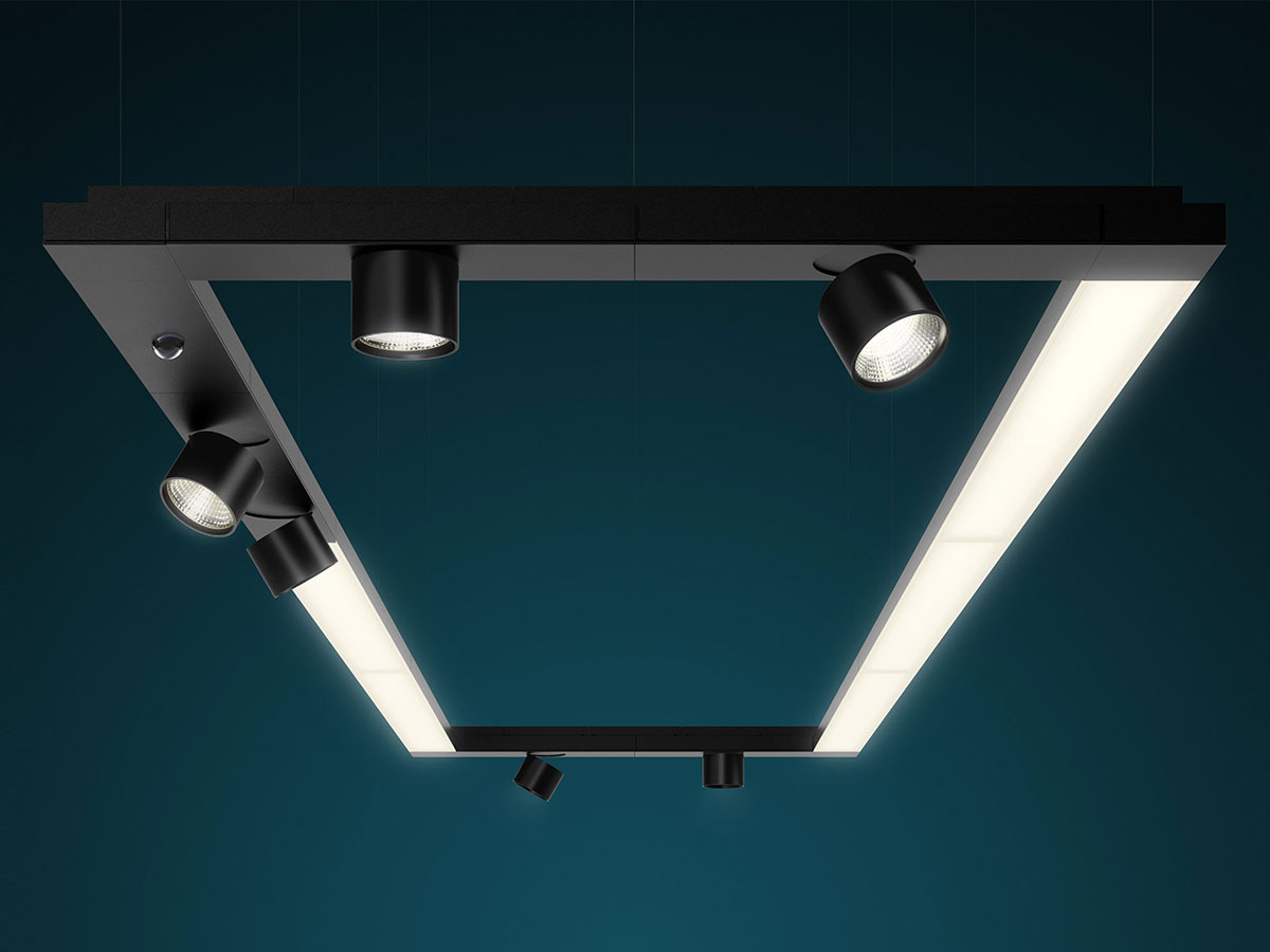 Архитектурный светильник Artemide Hoy, система освещение