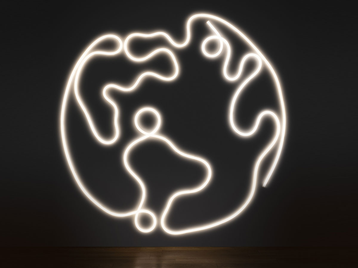 Artemide La Linea 25 Earth 2000 Wall Ceiling Lamp