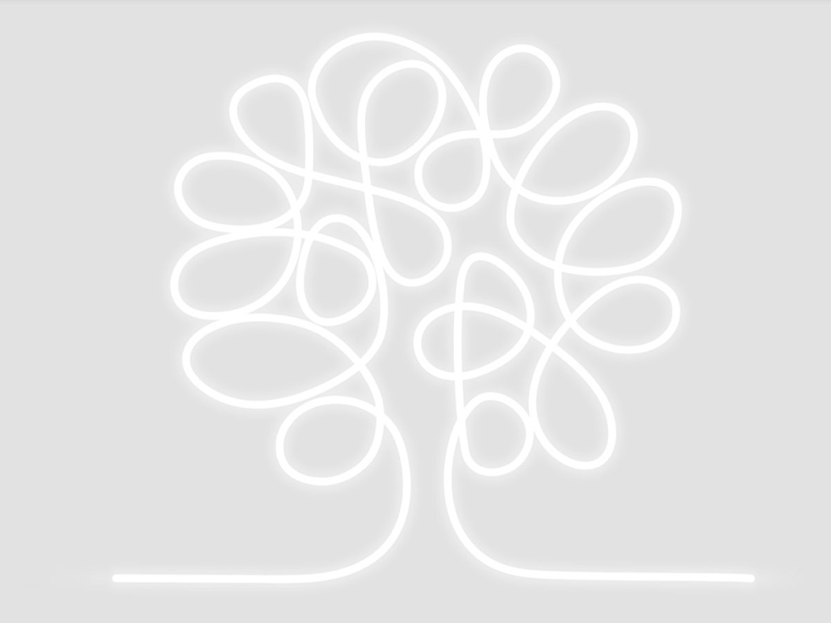 Artemide La Linea 25 Tree Wall Lamp