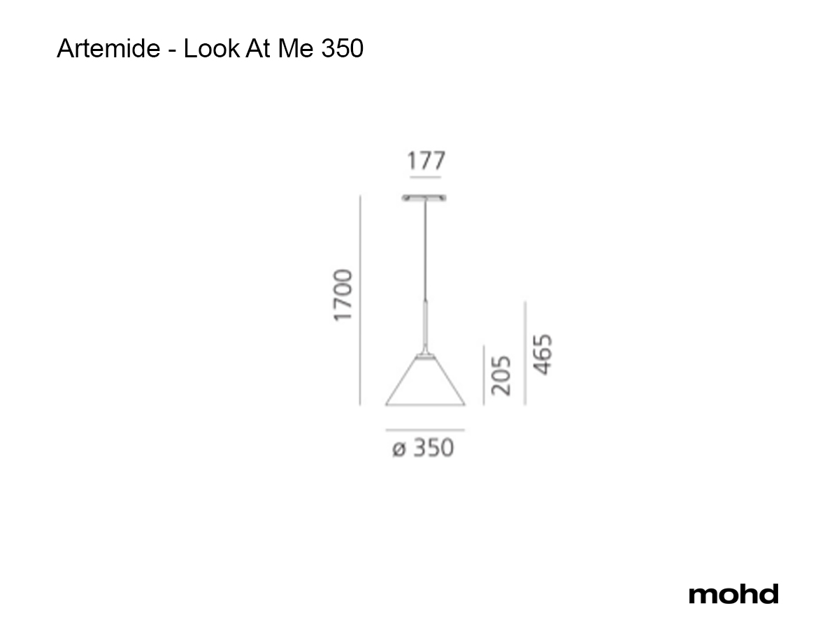 Подвесной светильник Artemide Look At Me 350