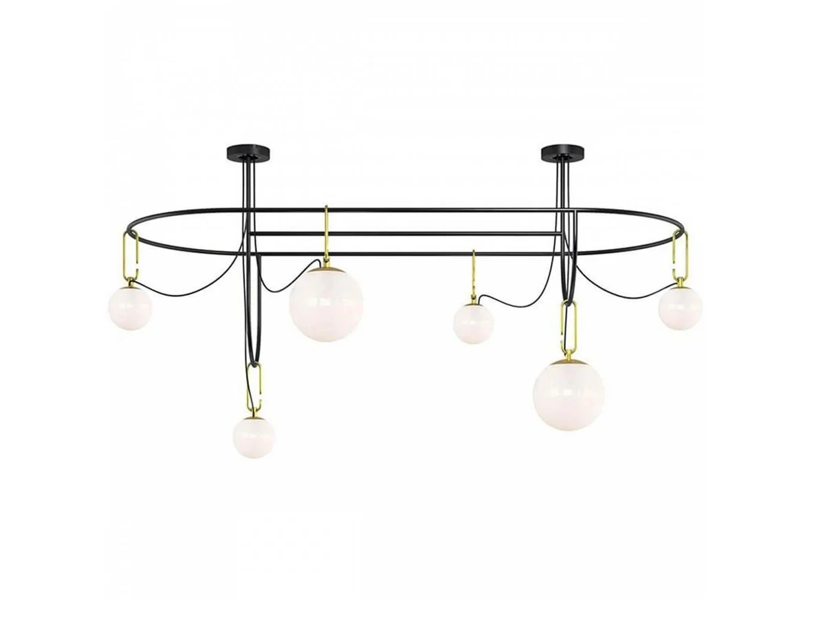 Artemide Nh S5 Elliptic Suspension Lamp