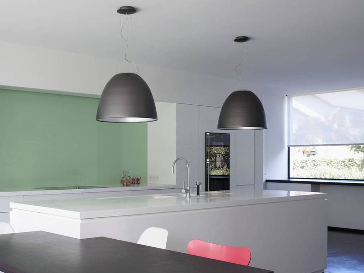Artemide Nur Led White Integralis Suspension Lamp