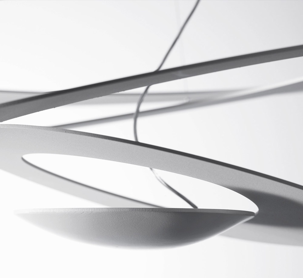 Artemide Pirce Suspension Lamp White Halo