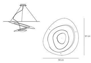 Artemide Pirce Suspension Lamp White Halo