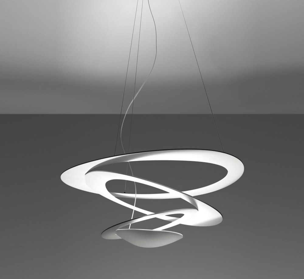 Artemide Pirce Suspension Lamp White Halo