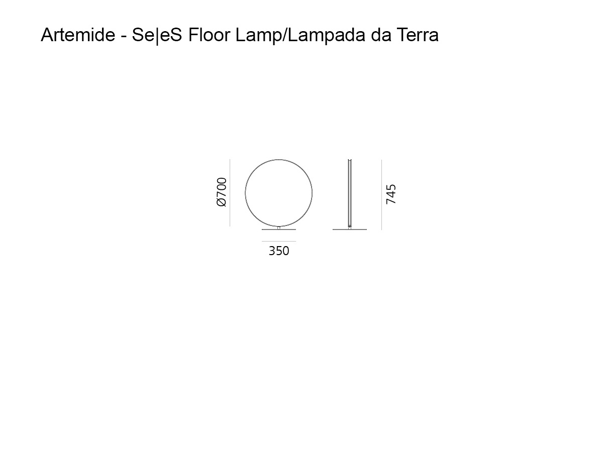 Artemide Seores Floor Lamp