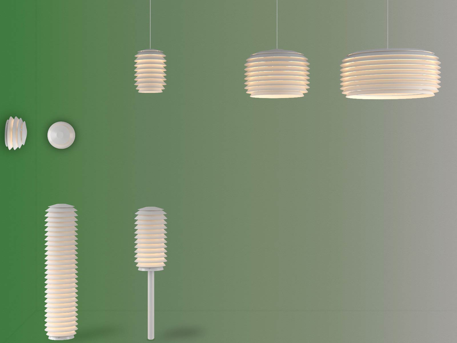 Уличный подвесной светильник Artemide Slicing 21/42/63
