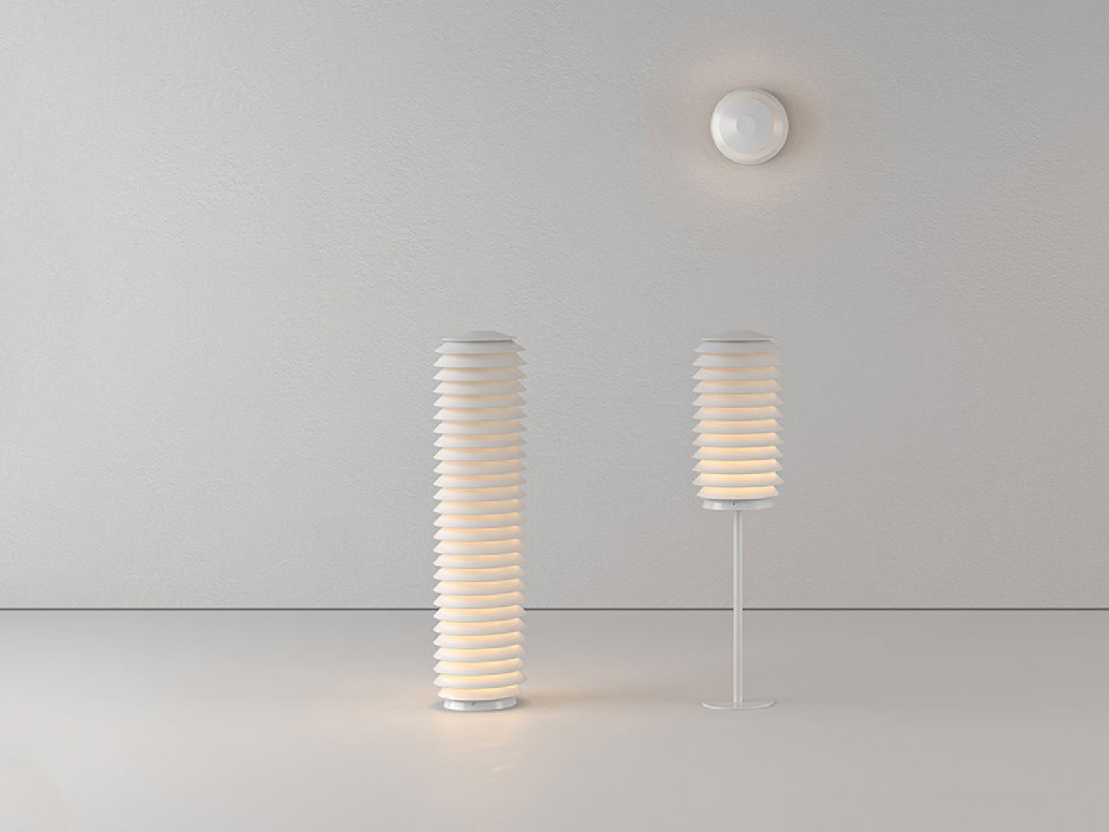 Artemide Slicing Bollard Outdoor Floor Lamp