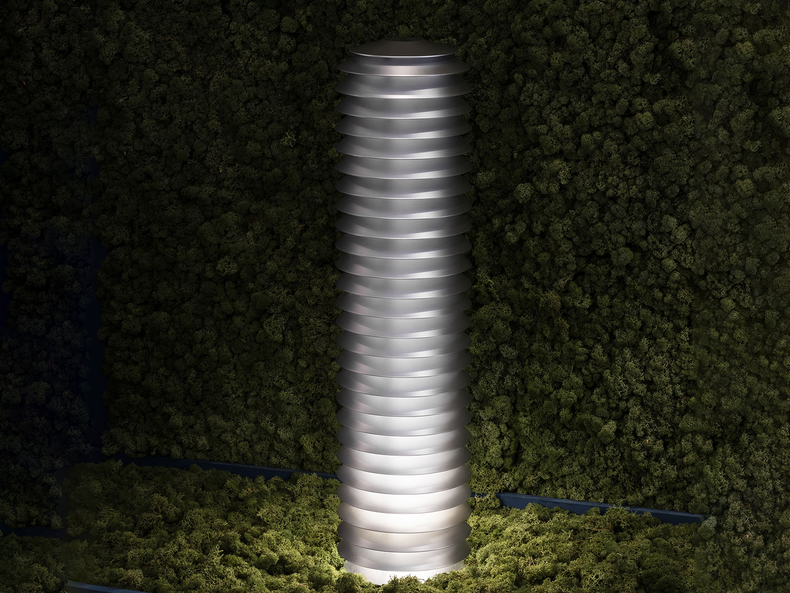 Artemide Slicing Bollard Outdoor Floor Lamp