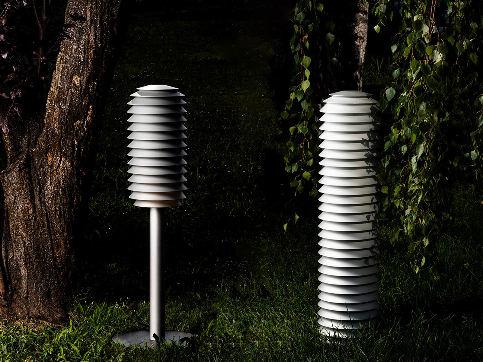 Artemide Slicing Bollard Outdoor Floor Lamp