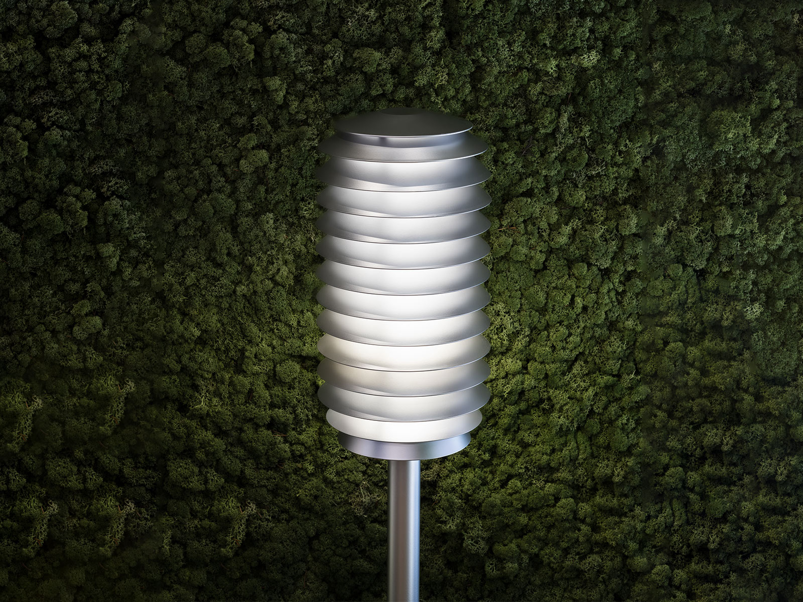 Artemide Slicing Stem Outdoor Floor Lamp