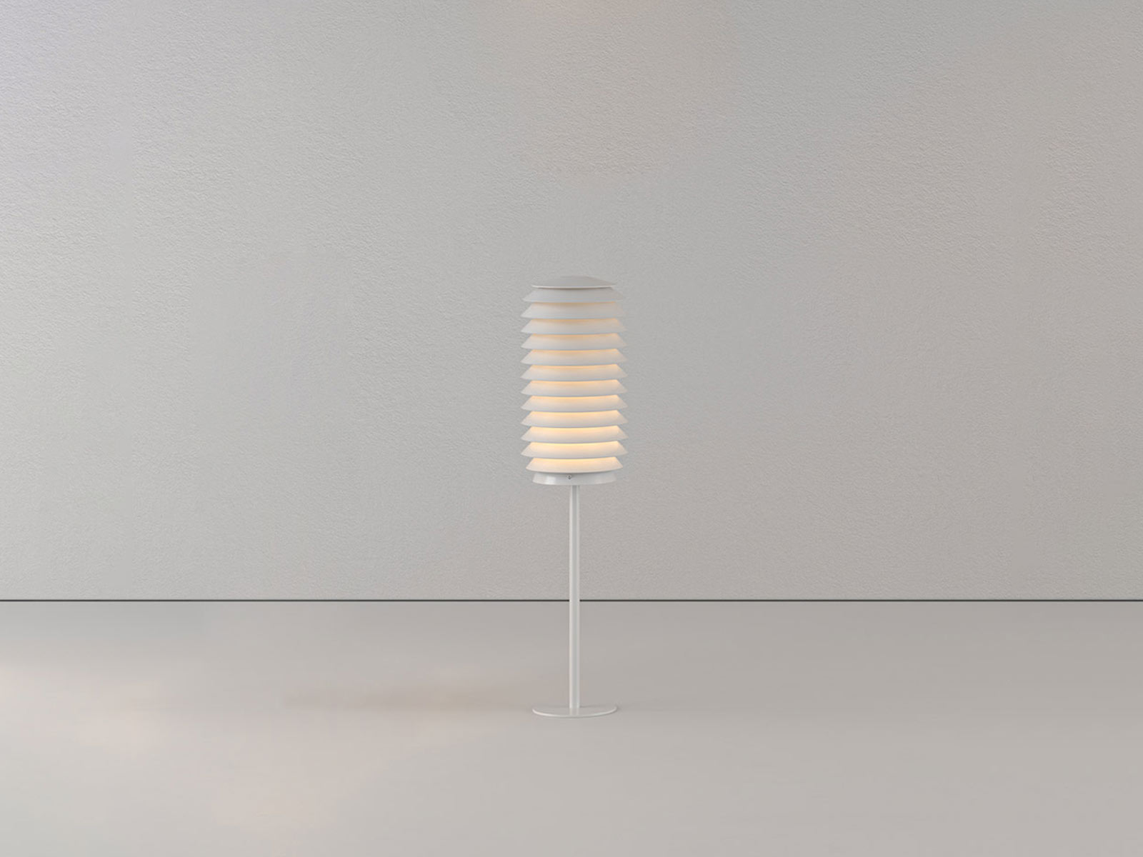 Artemide Slicing Stem Outdoor Floor Lamp