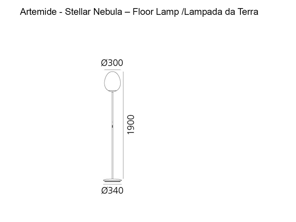 Artemide Stellar Nebula Floor Lamp