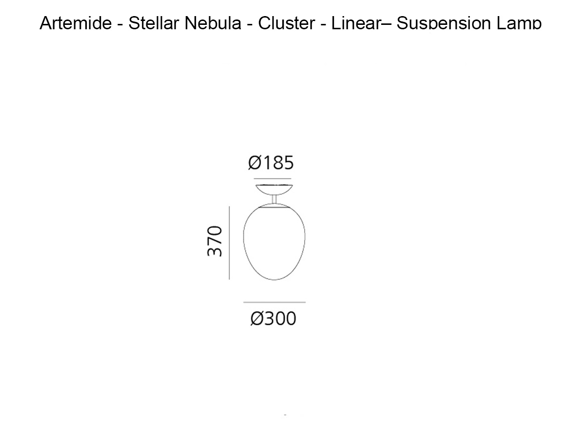 Artemide Stellar Nebula Ceiling Lamp