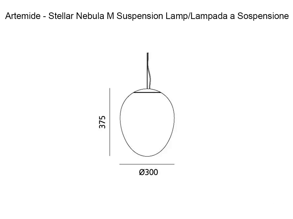 Artemide Stellar Nebula M Suspension Lamp