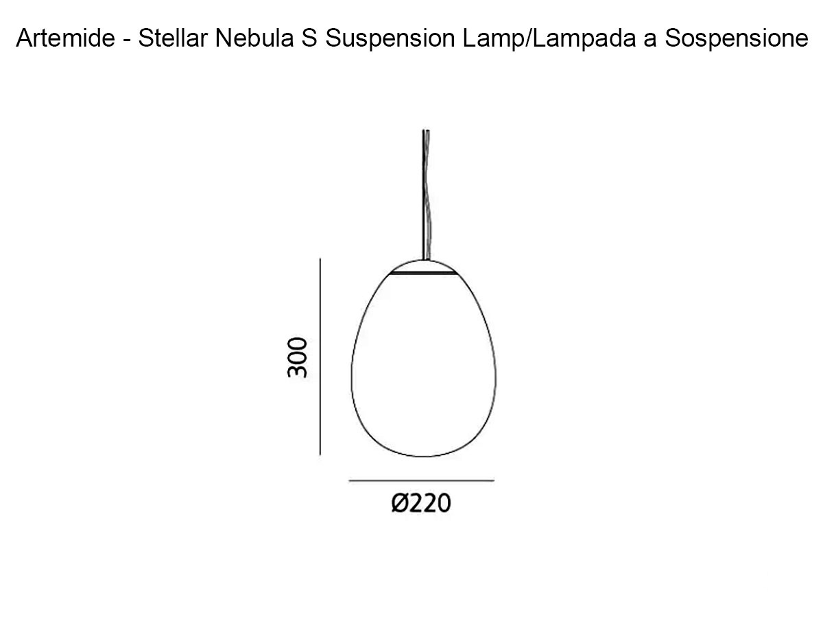 Artemide Stellar Nebula S Suspension Lamp