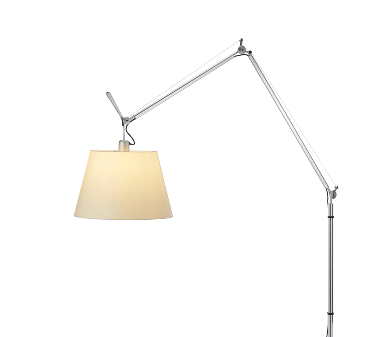 Artemide Tolomeo Mega Floor Pergamena