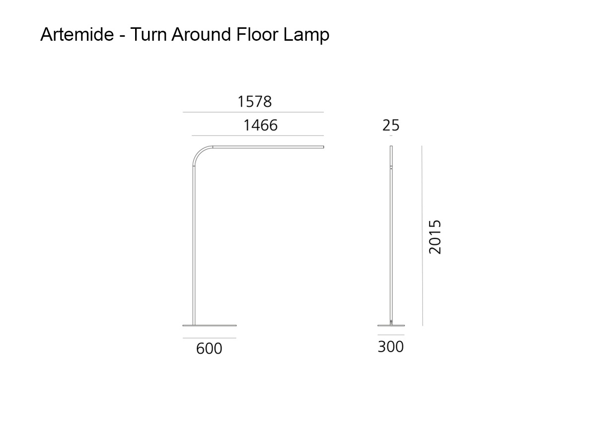 Artemide Turn Around Floor Lamp