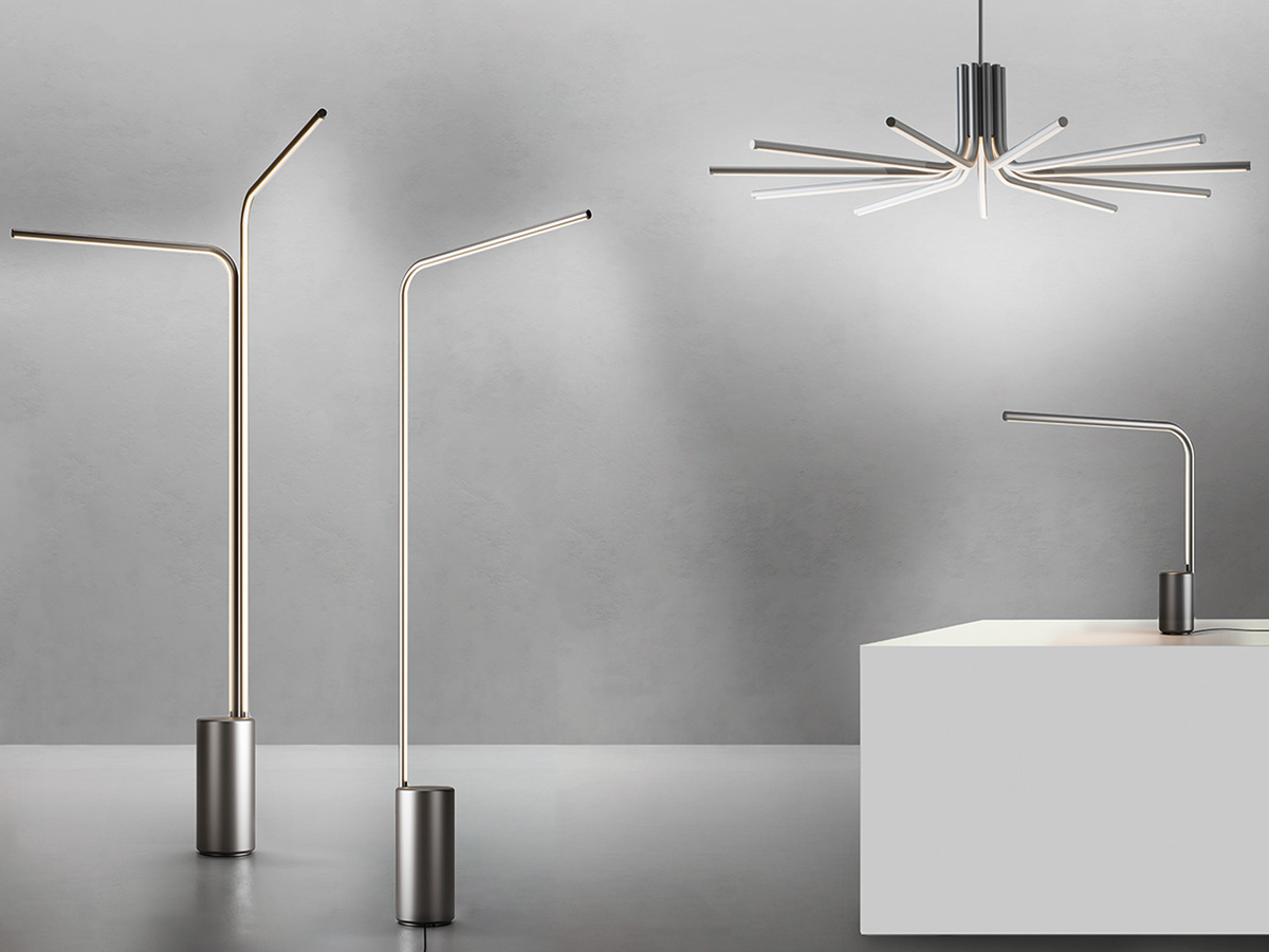 Artemide Veil Floor Lamp 2 Arms
