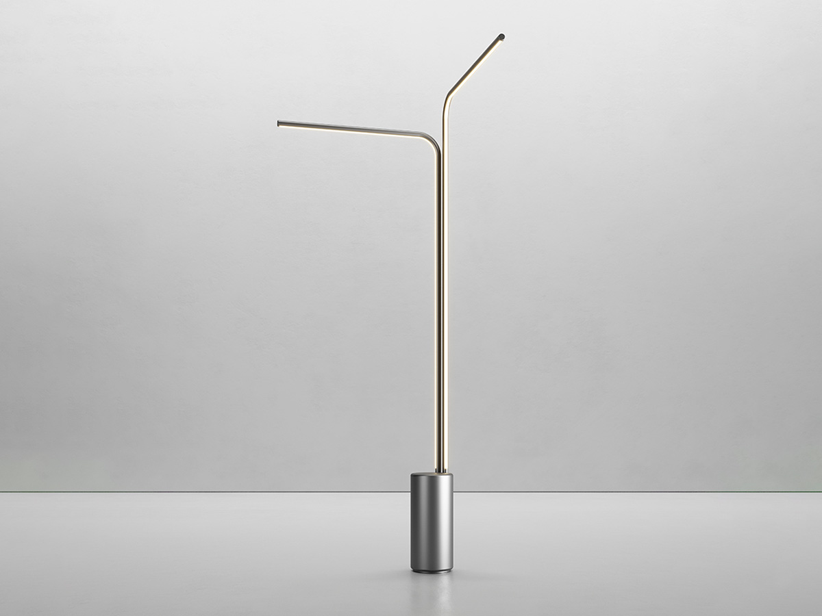 Artemide Veil Floor Lamp 2 Arms