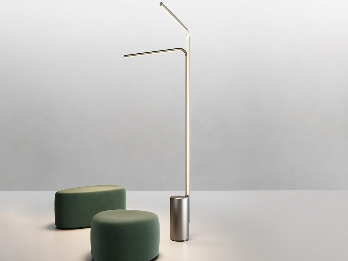 Artemide Veil Floor Lamp 2 Arms