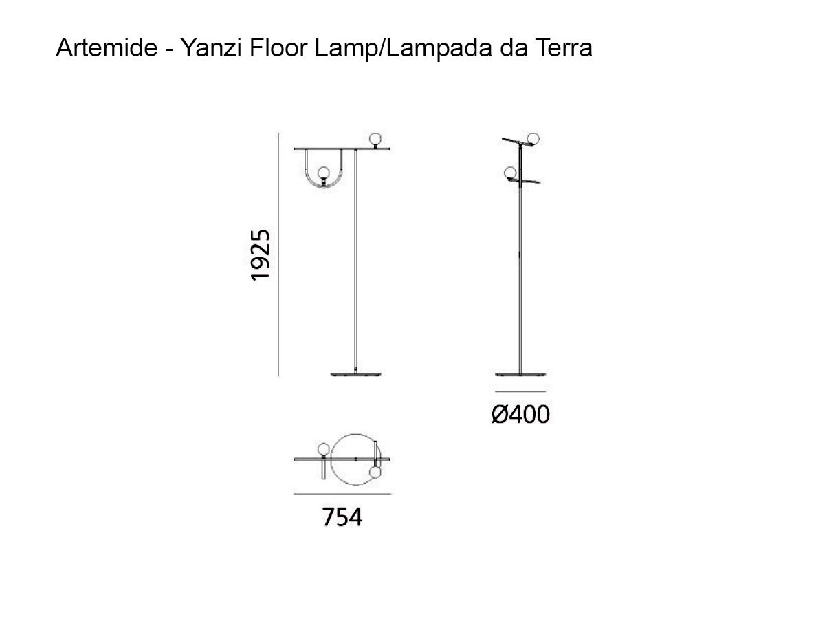 Artemide Yanzi Floor Lamp