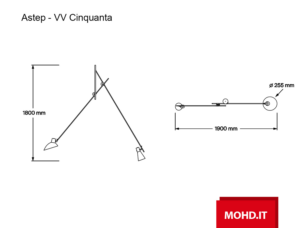 Подвесной светильник Astep VV Cinquanta
