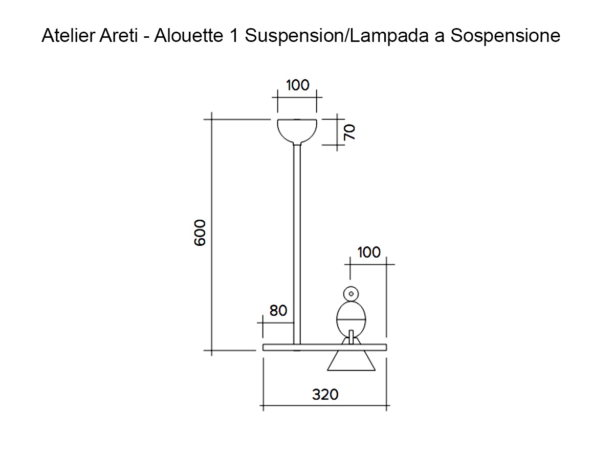 Atelier Areti Alouette 1 Suspension Lamp