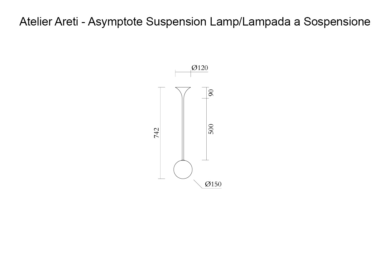 Atelier Areti Asymptote Suspension Lamp