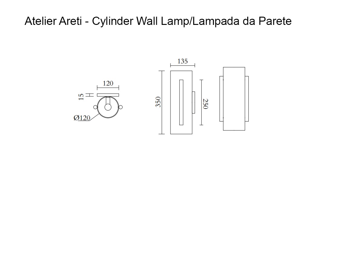 Бра Atelier Areti Cylinder