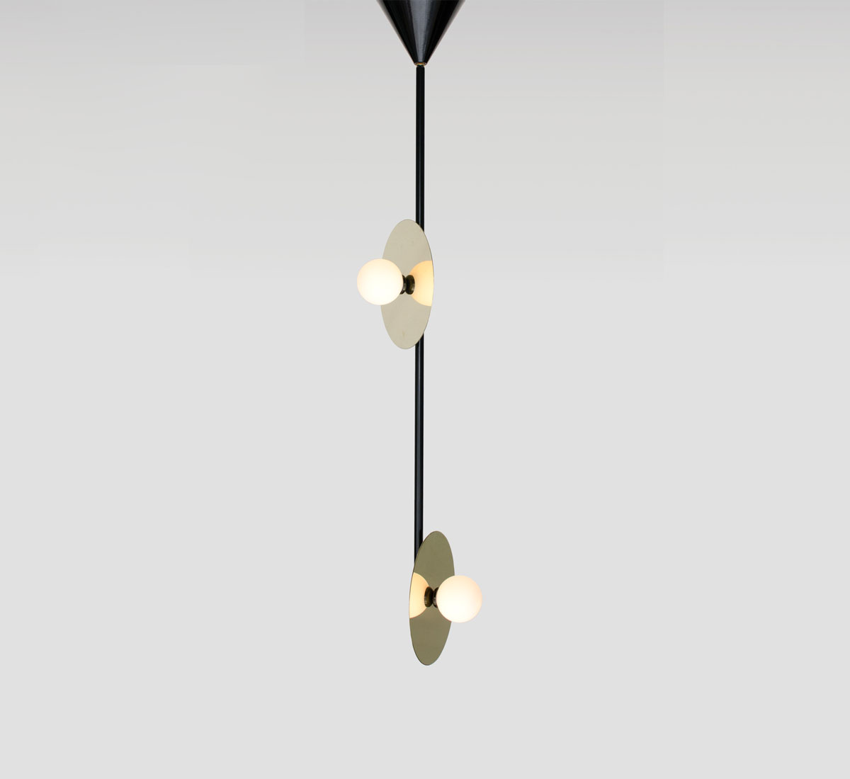 Atelier Areti Disk And Sphere Pendant Vertical 2 Suspension Lamp