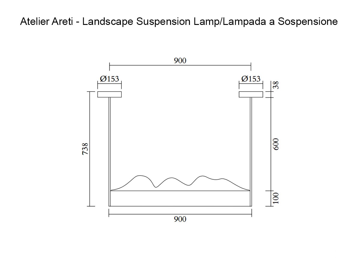 Atelier Areti Landscape Suspension Lamp