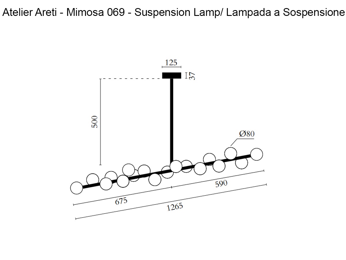 Atelier Areti Mimosa Suspension Lamp