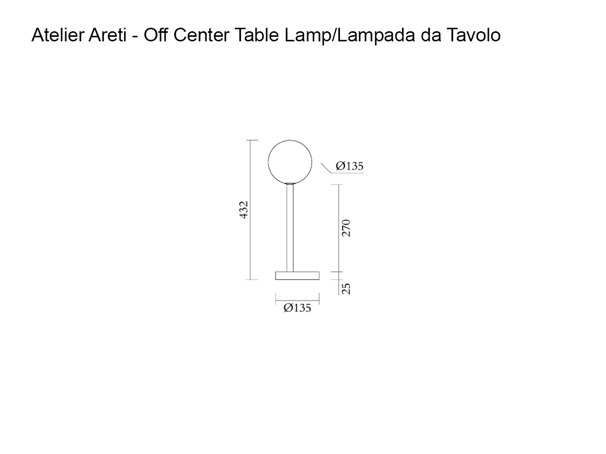 Настольная лампа Atelier Areti Off Center