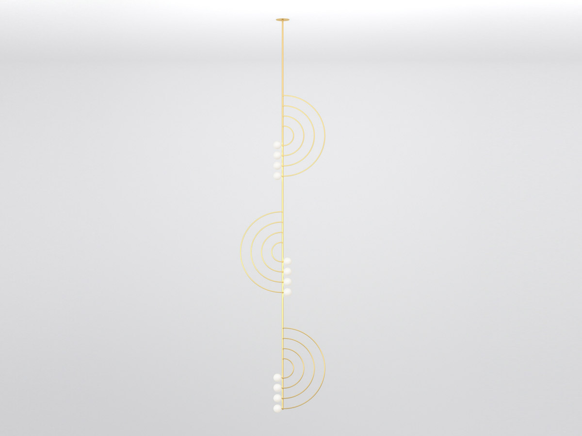 Atelier Areti Offset 4 Half Circle Suspension Lamp