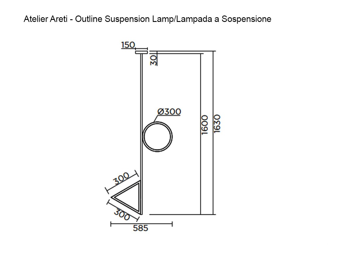 Atelier Areti Outline Suspension Lamp