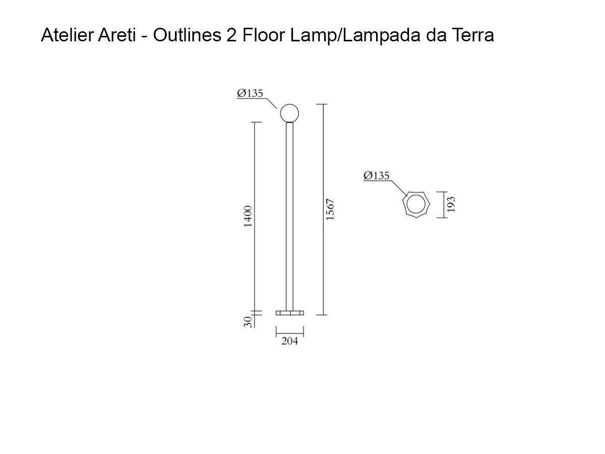 Atelier Areti Outlines 2 Floor Lamp