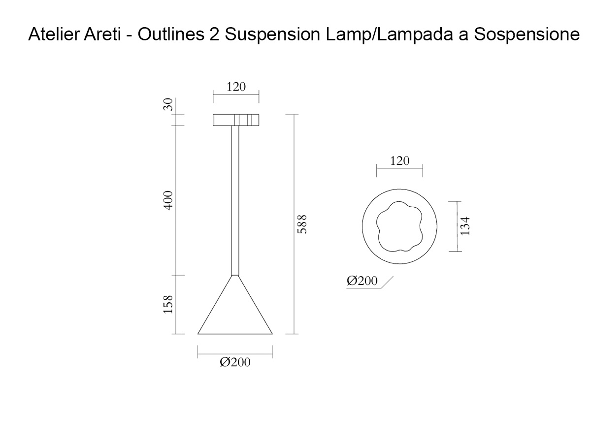 Atelier Areti Outlines 2 Suspension Lamp