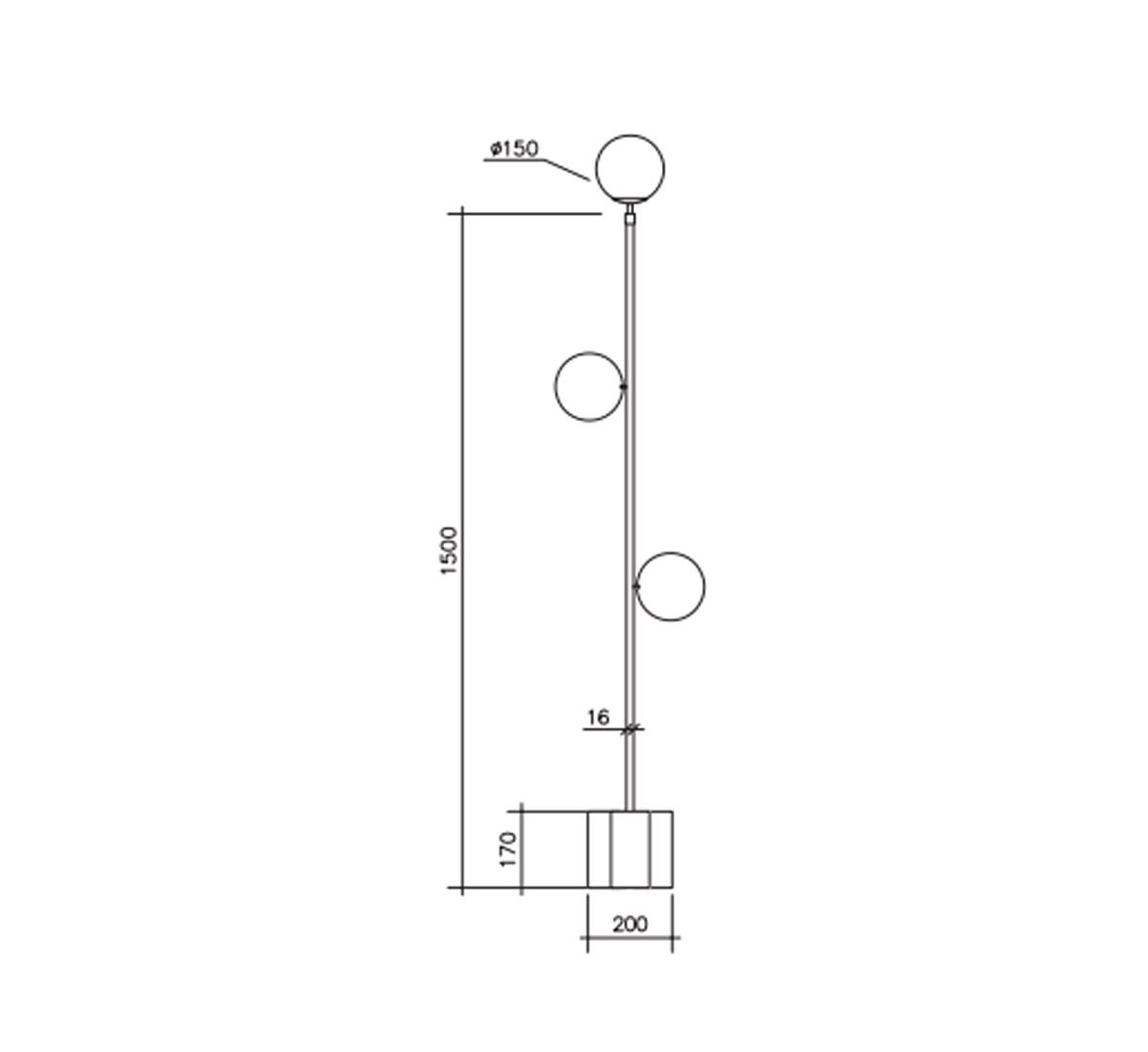Atelier Areti Plates Floor Lamp