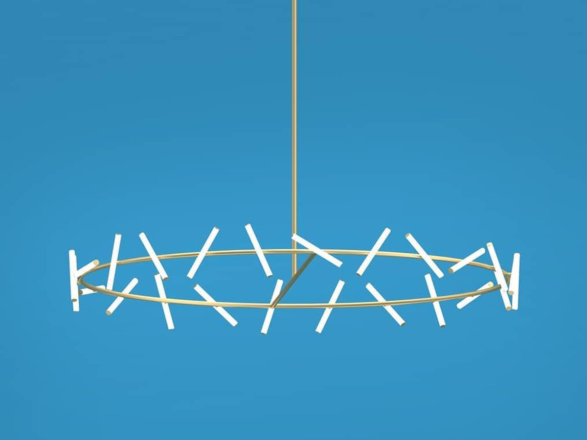 Atelier Areti Sticks Rounded Suspension Lamp