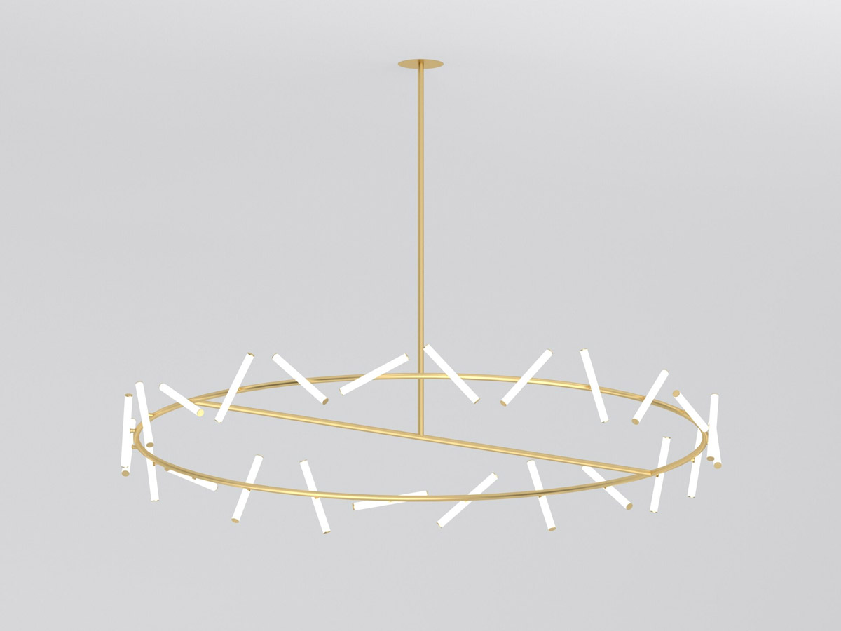 Atelier Areti Sticks Rounded Suspension Lamp