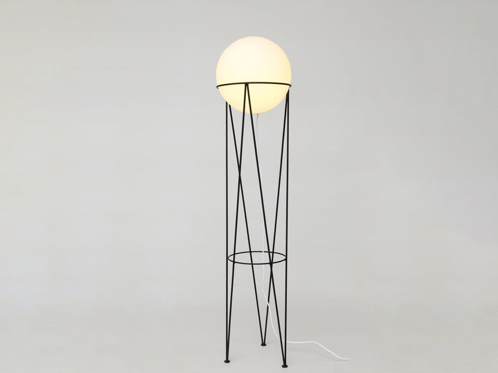Atelier Areti Structure And Globe Floor Lamp