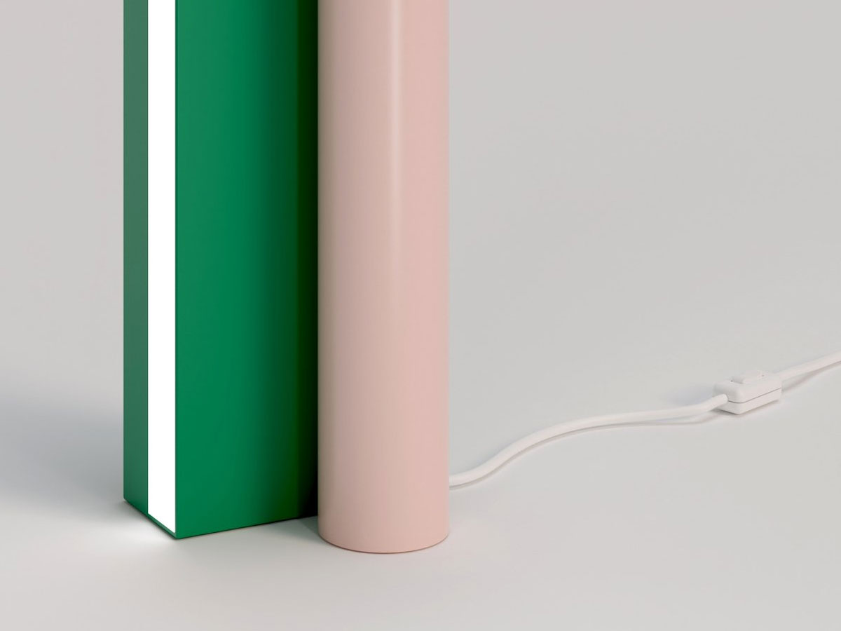 Atelier Areti Tube And Rectangle Table Lamp