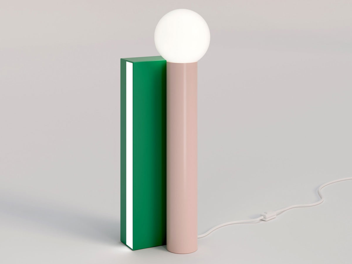 Atelier Areti Tube And Rectangle Table Lamp
